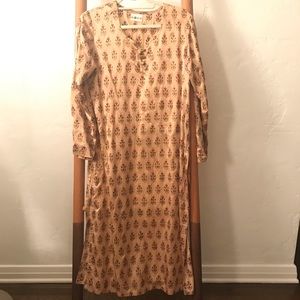 Koel naturally dyed silk Pakistani tunic